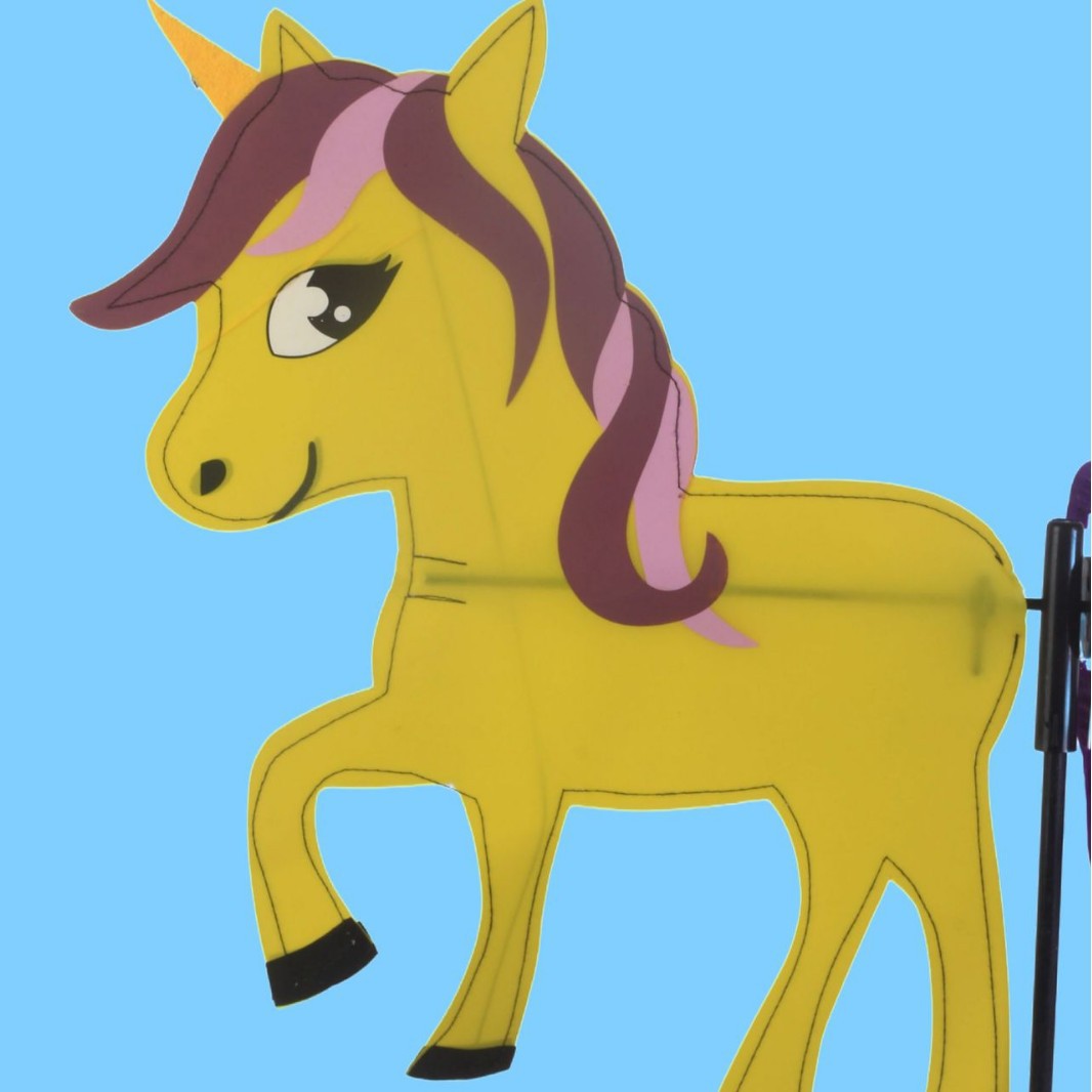 Street Stall Children's Toys Year of the Horse Unicorn Fabric Three-Dimensional Windmill Outdoor Decoration Colorful Wholesale Inventory Clearance Special