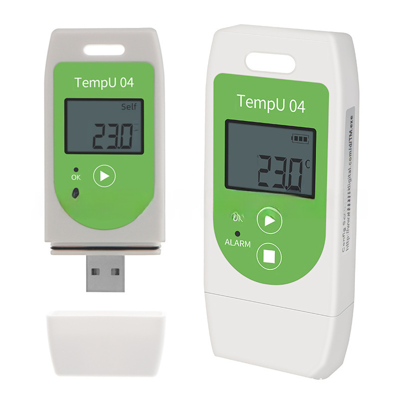 Tempu 04 USB temperature data recorder temperature recorder 32,000 capacity PDF report recorder