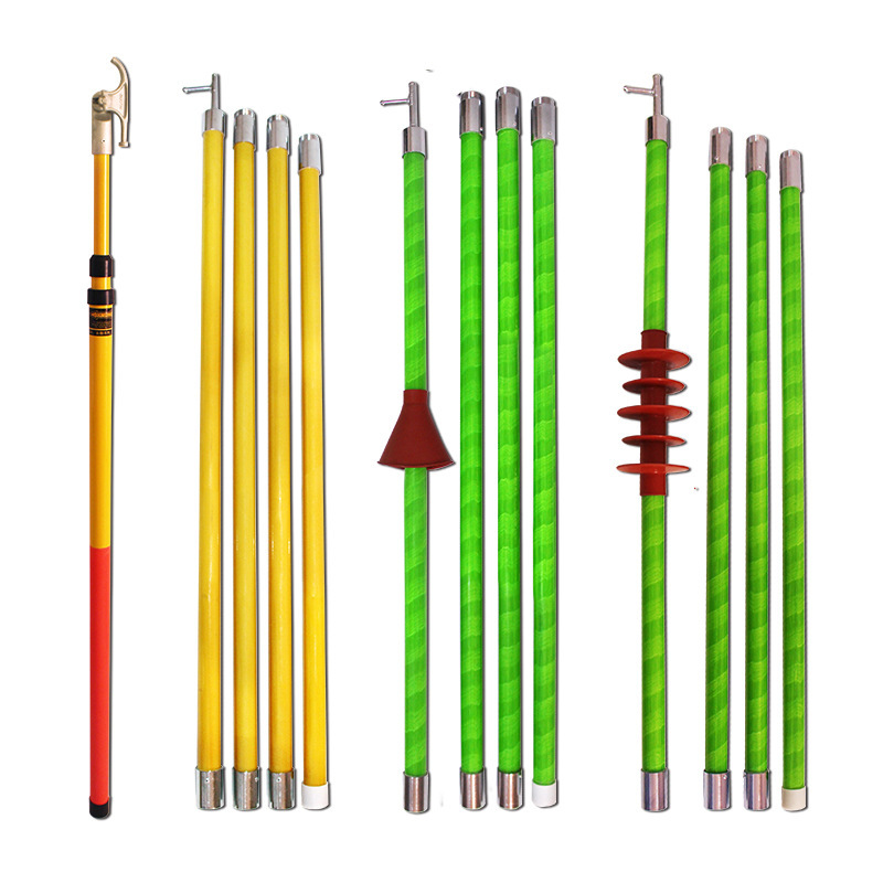 High Voltage Pull Rod 10Kv Lingke Stick 35Kv Insulated Lingke Stick 110Kv Operating Stick Insulated Rod