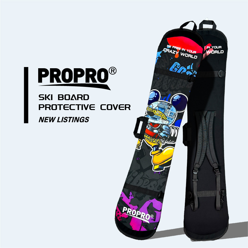 PROPRO Dumpling Skin Snowboard Anti-scratch Anti-rust Single Shoulder Back Double Shoulder Protective Cover Snowboard Dumpling Skin