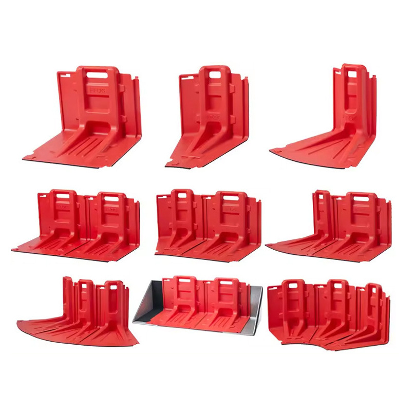 Source manufacturer plastic underground garage flood control board l-type school subway flood control board community gate water barrier