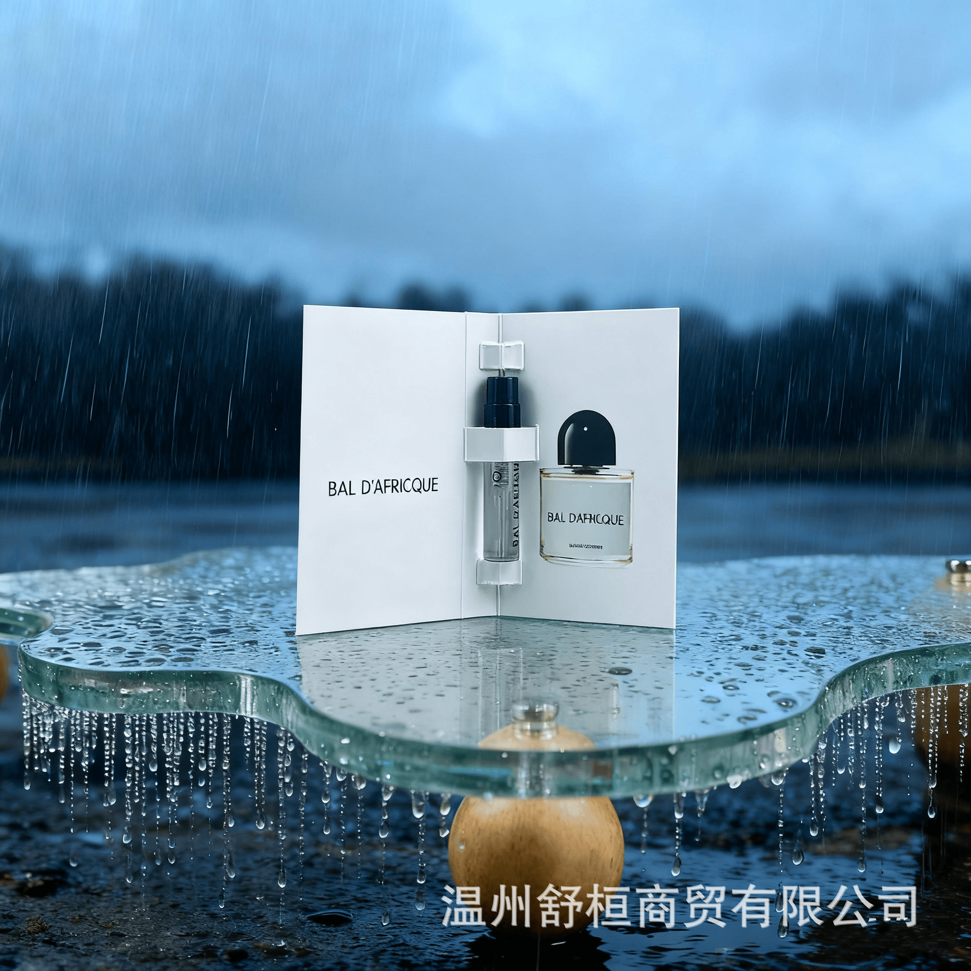 Journey to Africa Dark Night Pan Red Flower Night Rose Immortal Ebony Tulip 1.5ml Portable Sample Stall Explosion