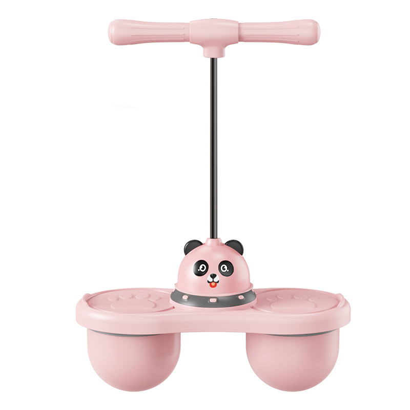 New Children's Special Balance Jumping Ball Long High Fitness Flash Thickened Bouncing Ball Double Ball Double Fulcrum Jumper