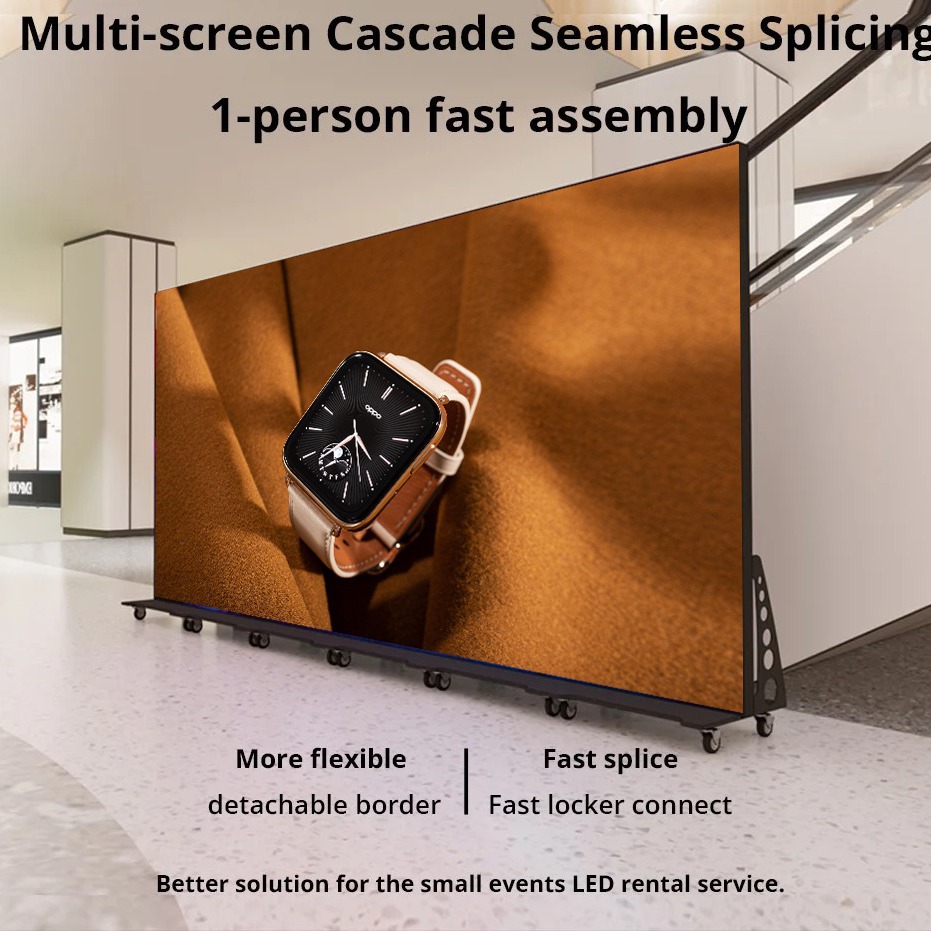 Led Display Movable Foldableable Vertical Led Poster Screen Digital Advertising Machine Led Screen Display