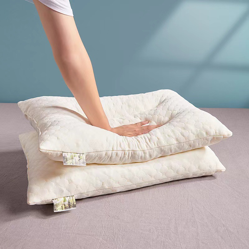 Factory wholesale Thailand latex particle pillow will sell gifts adult latex pillow massage cervical pillow core wholesale