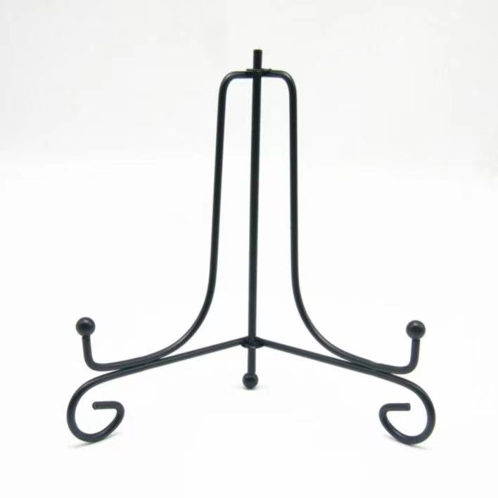 Bracket Base Iron Solid European Style Display Sample Round Plate Bracket Disk Bracket cd Clock Bracket