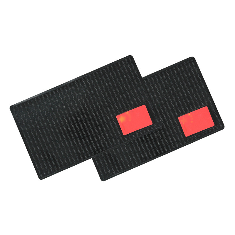Car Five-Star Red Flag Anti-Slip Mat Pu Car Dashboard Red Flag Anti-Slip Mat Mobile Phone Ornaments Anti-Slip Mat Anti-Slip