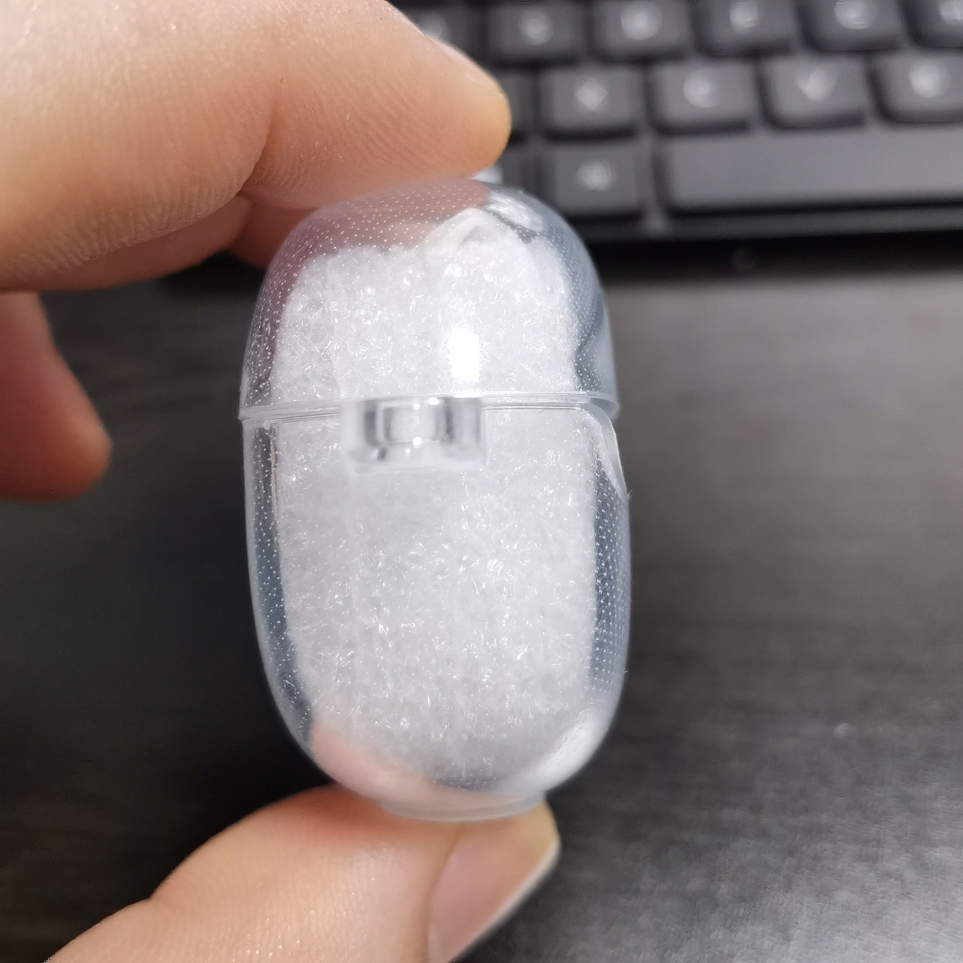 Suitable for Lenovo Lk6 Transparent Material Ea166 Bluetooth Headphone Cover 230P Soft Shell Uv Color Printing Ta Shell Ea410