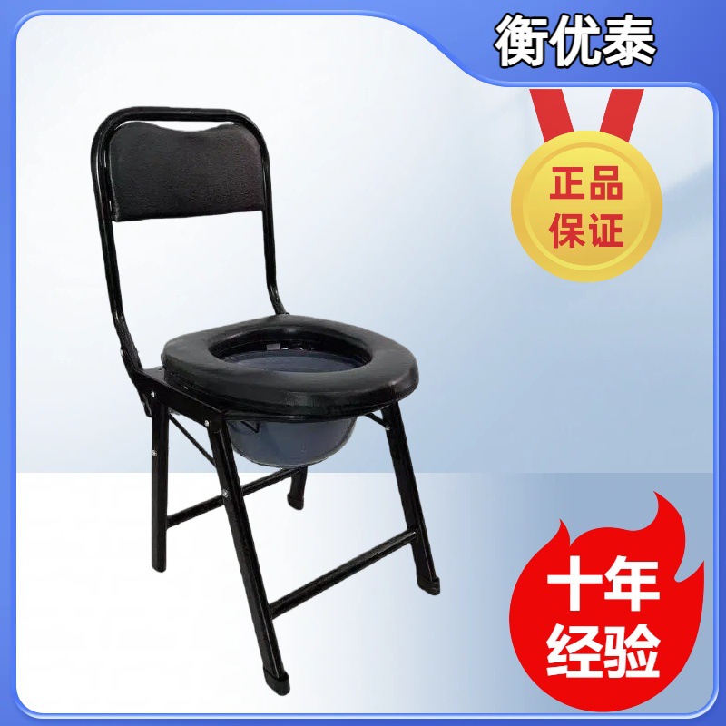 Elderly People's Toilet Chair, Squat Toilet Chair, Soft and Comfortable Cushion, Potty Chair with High Backrest, Toilet Chair for People with Limited Mobility