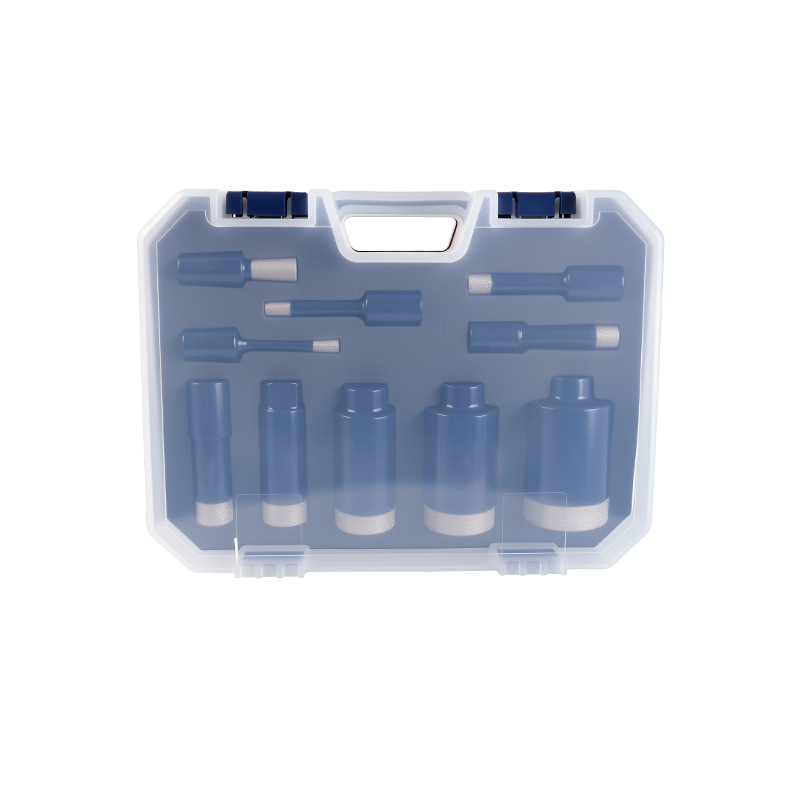 Dry Opening Hole Opener Plastic Box Set Tile Glass Pebble Electric Drill Angle Grinder Marble Hole Opener Drill Bit