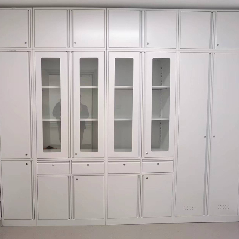 Electrolytic Steel Plate Locker Staff Locker Gym Waterproof and Rustproof Storage Cabinet Classroom Student