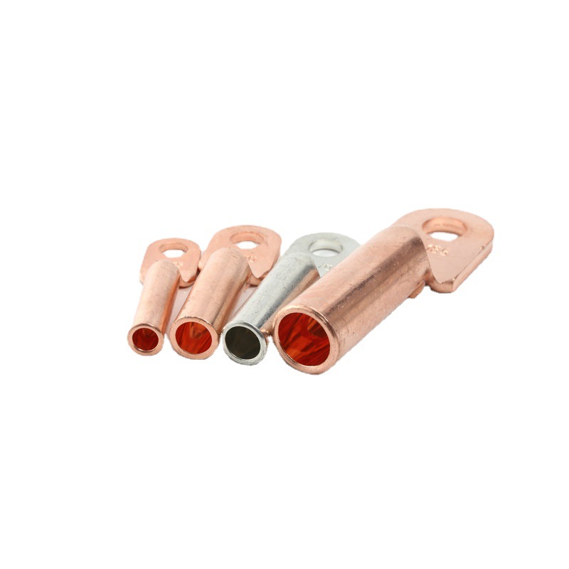 DT type copper nose hot tin copper wire ear DT-25 square plug oil type copper terminal high voltage cable copper nose