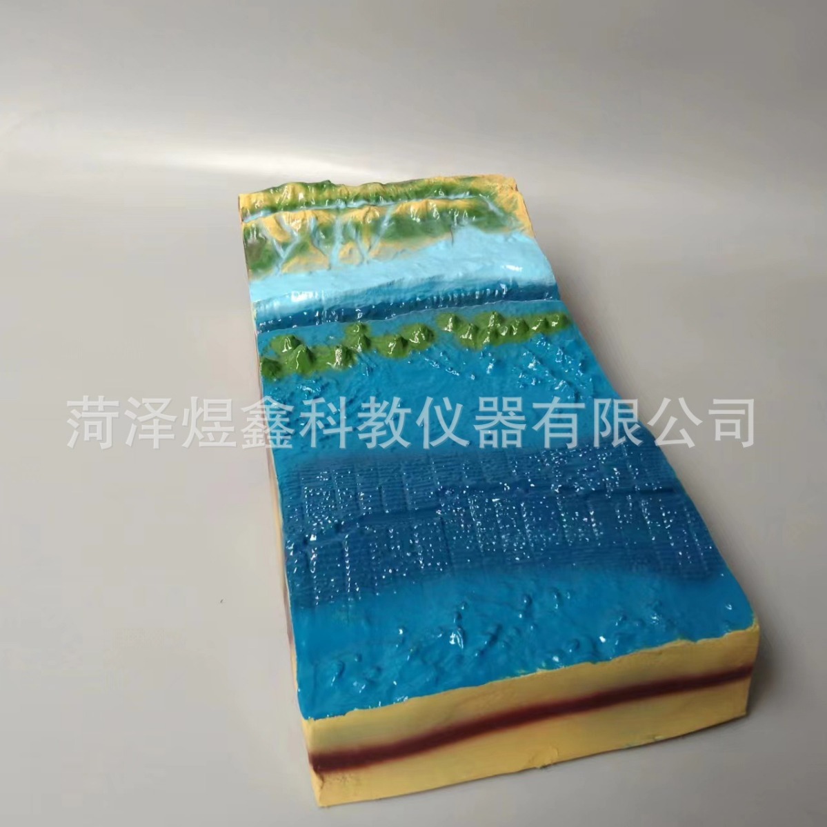 Manufacturers supply seabed terrain model initial Senior high school geographic equipment geographic model teaching instruments