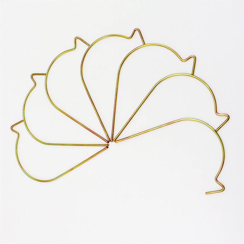 Factory wholesale metal stainless steel hook perforated wall hook household clothing hook plaster wall hook hook hook