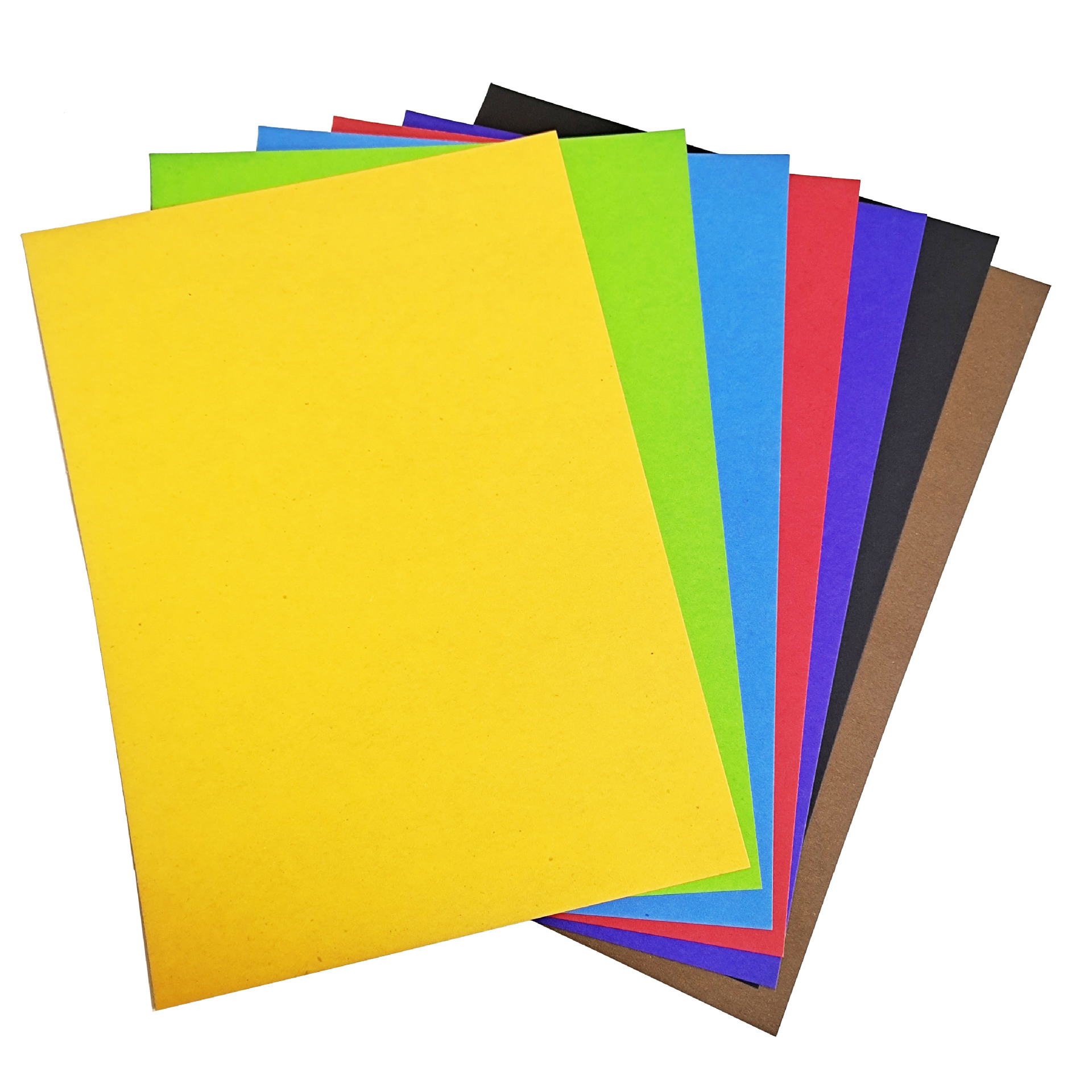 Rice paper folding workshop hf42 color hard cardboard children's handmade 8K paper folding color paper