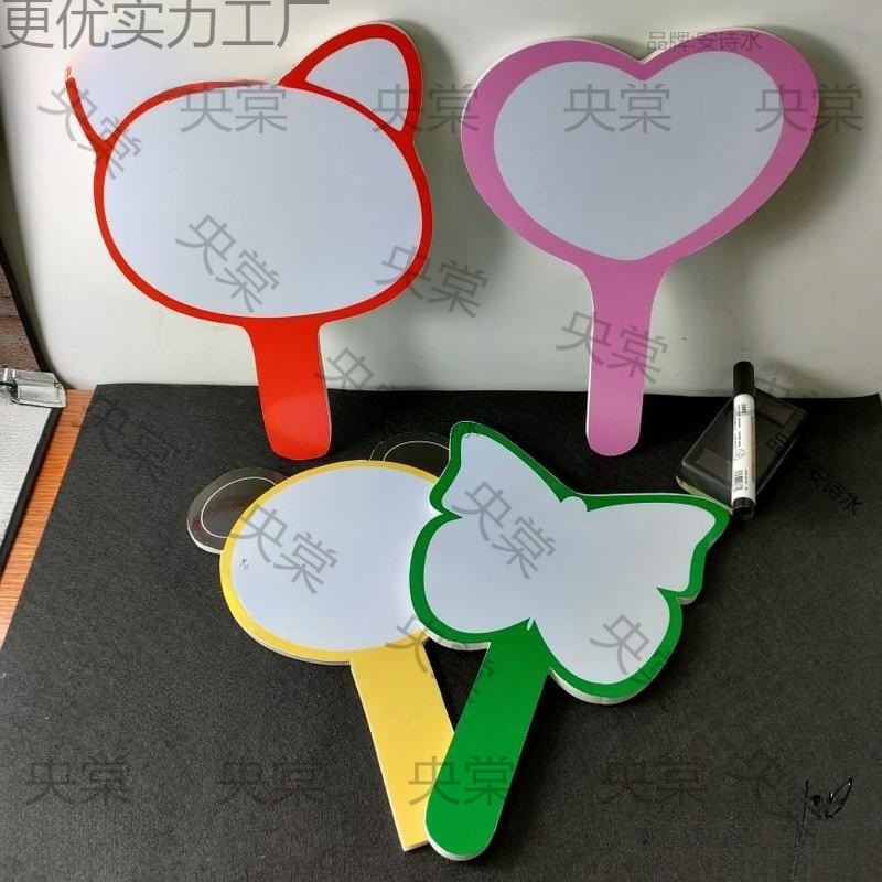 Live Broadcast Room Hand-held Placard Blank Scoreboard Hand-held Placard Referee Writing Board Hand-held Number Hand-held Board kt