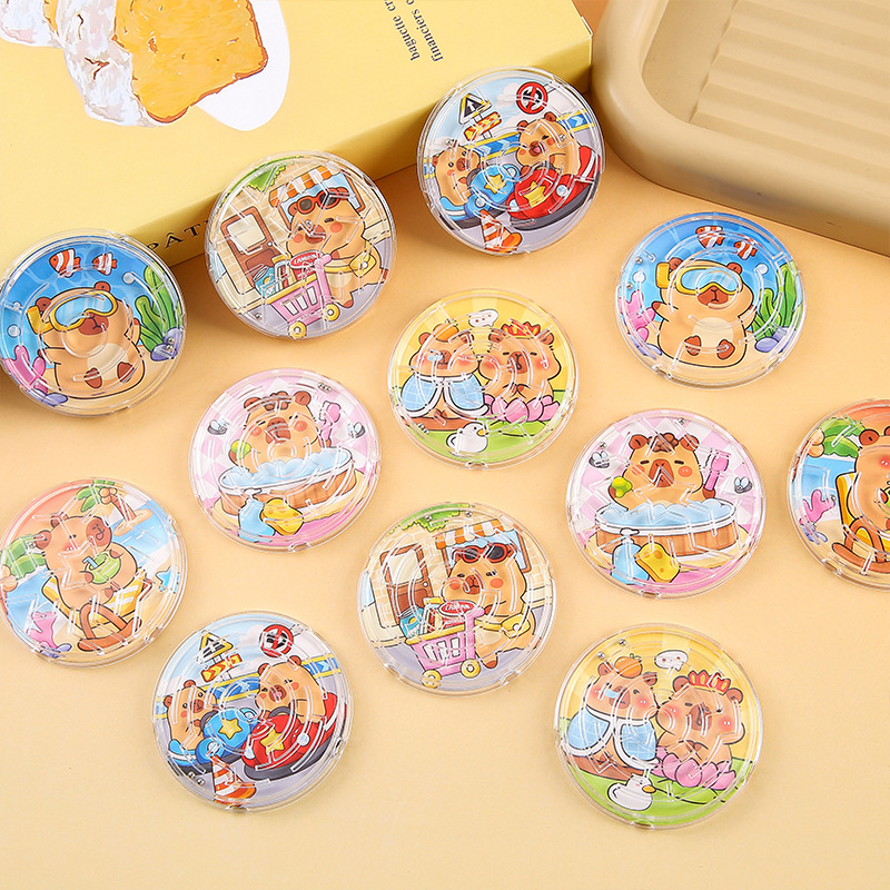 Kapibala Ball Maze Educational Toy Handheld Children's Balance Ball Track Student Prizes Factory Direct Sale