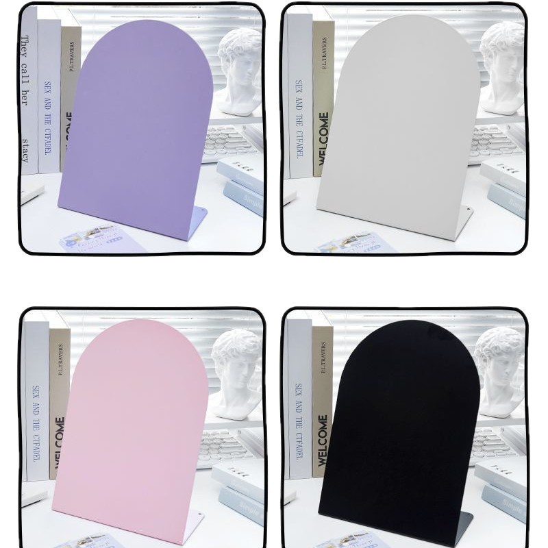 Desktop Storage Magnetic Board Arch-Shaped Message Board Creative Gift Workstation Goodies Message Stand Memo Ornaments