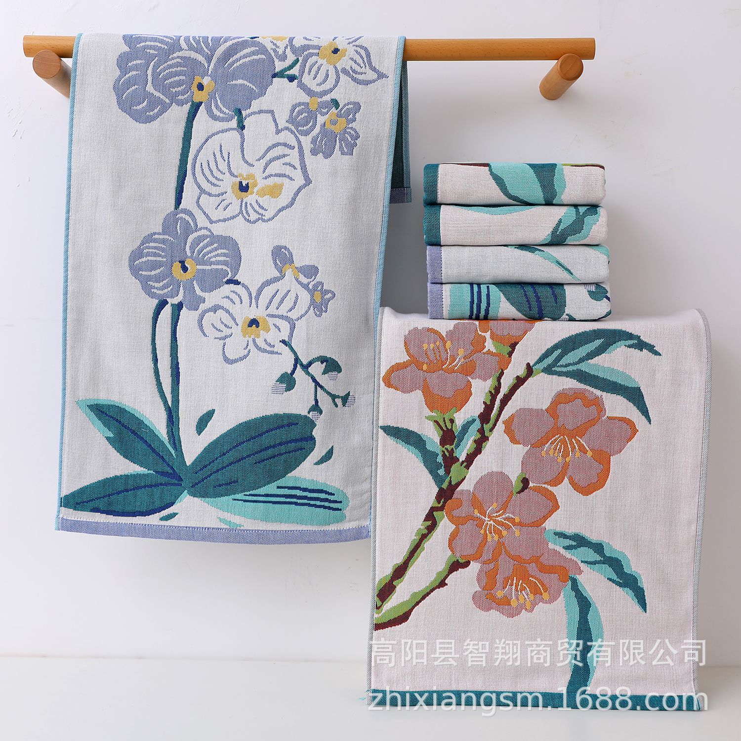 Zhiyang towel flower creative gauze children's towel baby small face towel full moon banquet hand gift children's towel wholesale