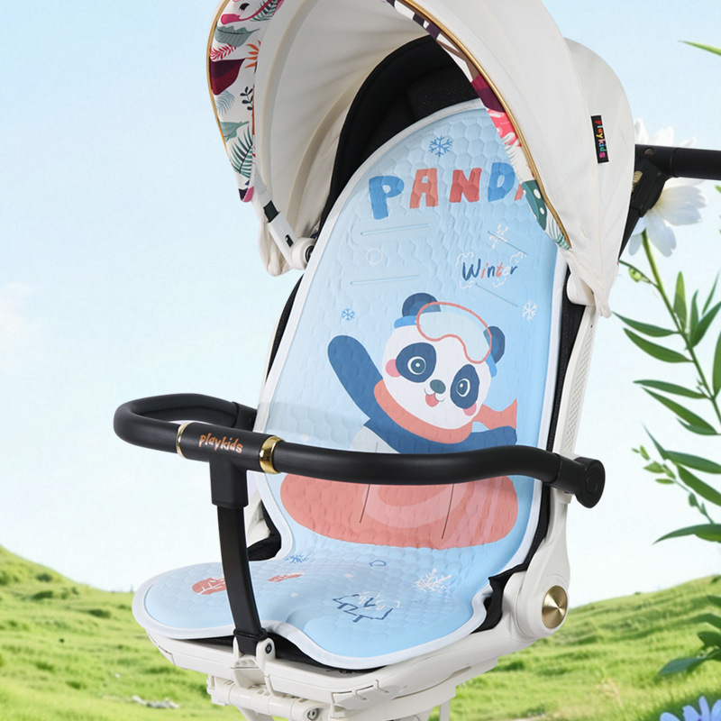 Stroller Baby Stroller Mat Seat Mat Stroller Summer Mat Gel Ice Mat Children's Dining Chair Cushion