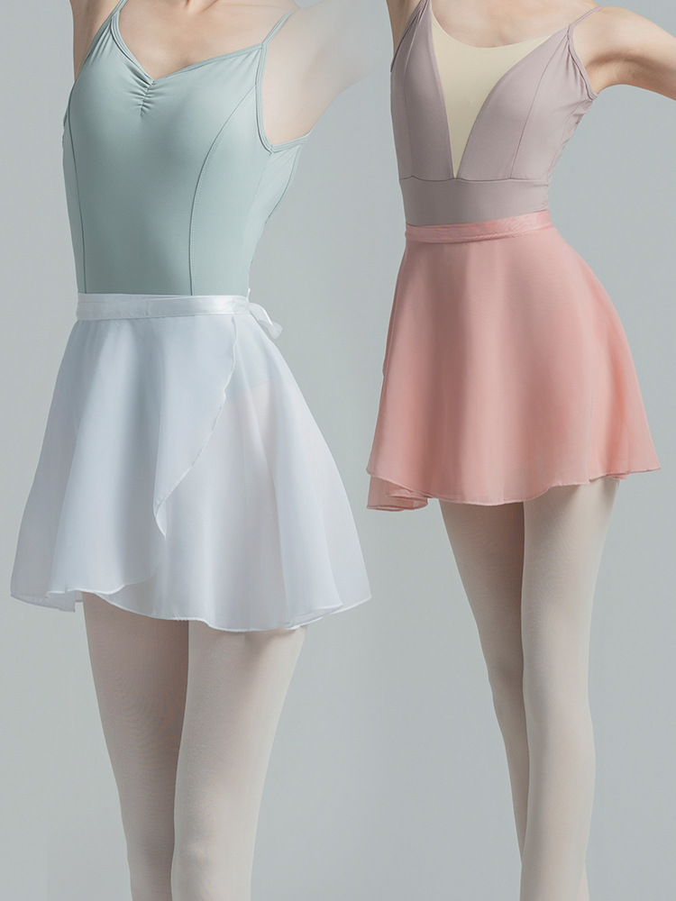 Factory wholesale dance teacher skirt dress performance adult ballet art exam a chiffon skirt
