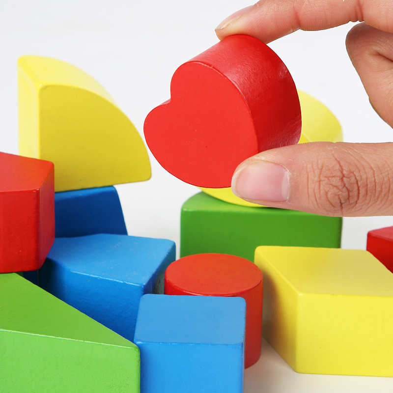 Early Childhood Education Thirteen Hole Shape Matching Intelligence Building Blocks Children's Geometric Shape Enlightenment Benefit Toys 1-3 Years Old