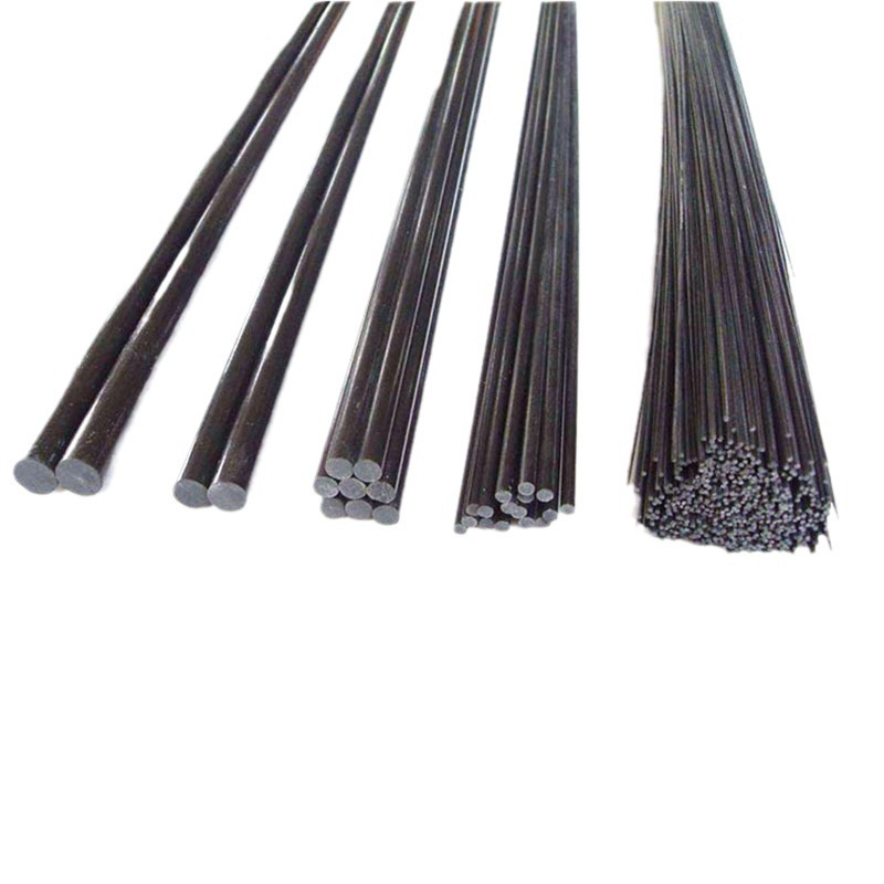 Solid carbon fiber rod manufacturers supply good straightness high temperature resistant high strength carbon fiber round rod