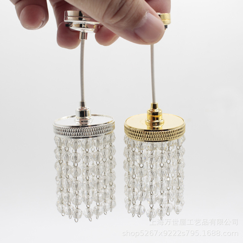 1:12 кукольный домик мини (многоуровневая люстра с бусинами 2 цвета) для внутреннего и наружного декора