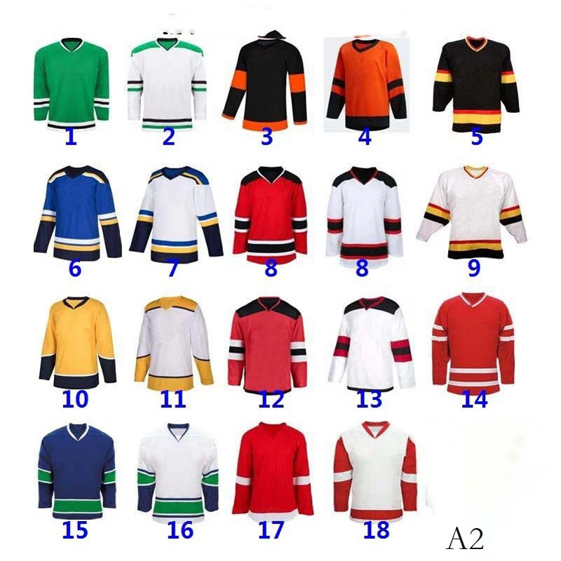 Cross-border Amazon ebay hockey uniform custom embroidered printed letters hockey uniform men's quick-drying clothes olive ball uniform