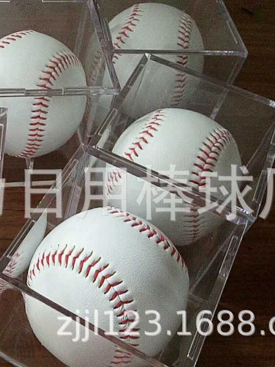 Baseball box transparent pvc plastic material similar to acrylic removable repeated use packaging exquisite high