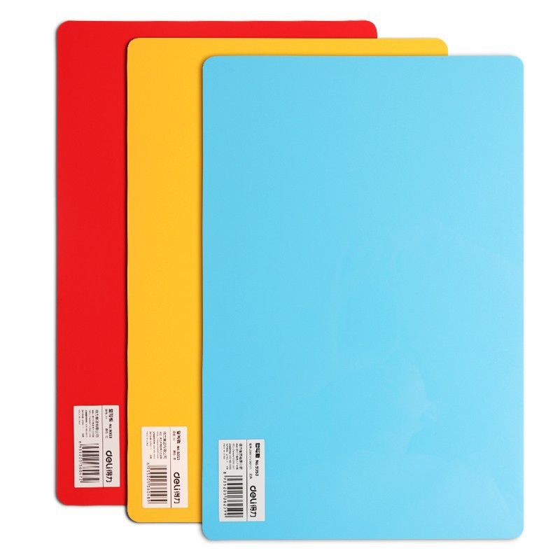 Deli student writing pad A4 children's manual copy board hard hand account special pp examination plastic A5 wholesale
