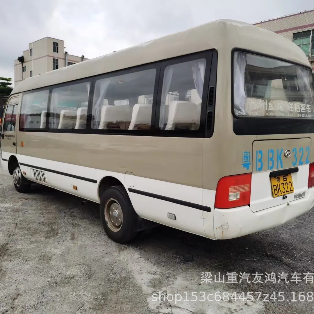 Подержанные китайские микроавтобусы, старые автобусы Toyota Coaster, экспорт средних автобусов на 19-23 места