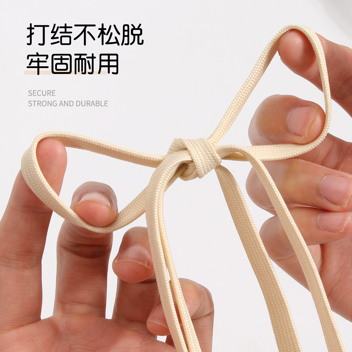 Manufacturer Wholesale Shoelaces Polyester Double Layer Black and White Multi-Color Flat Thick Canvas Shoelaces Small White Shoes Sports Shoe Laces