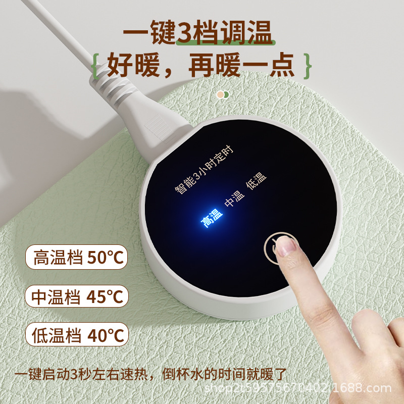 Heating mouse pad heating warm table mat winter student homework warm hand table mat office desktop heating pad manufacturer