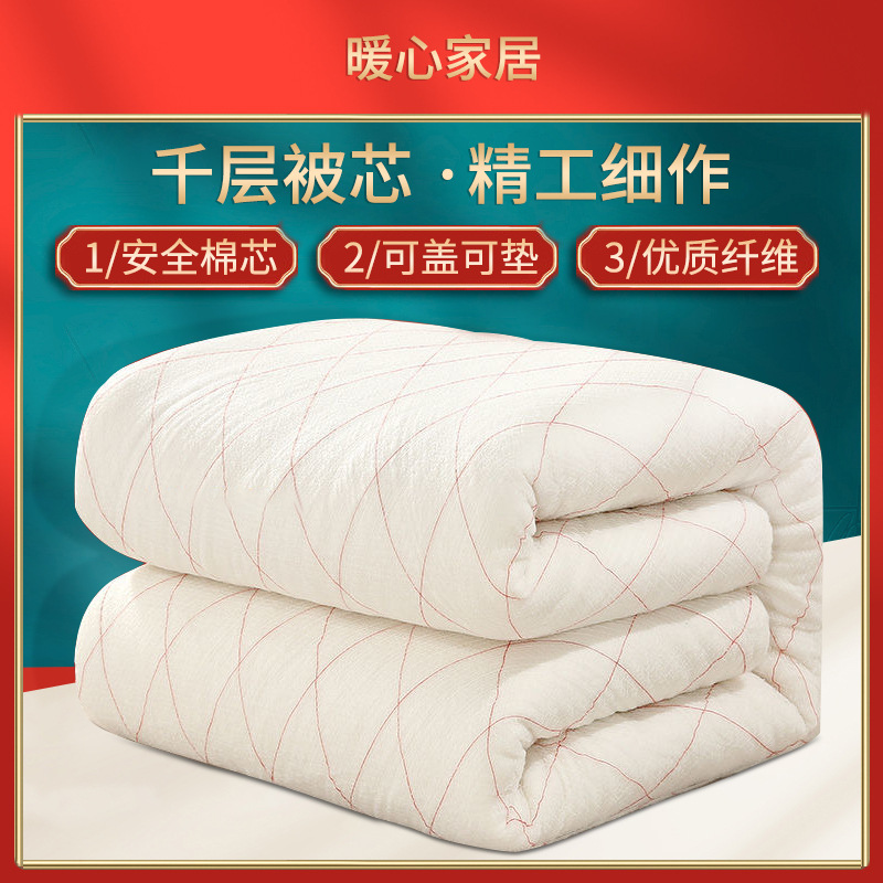Утолщенное зимнее хлопковое одеяло, односпальное одеяло на все сезоны