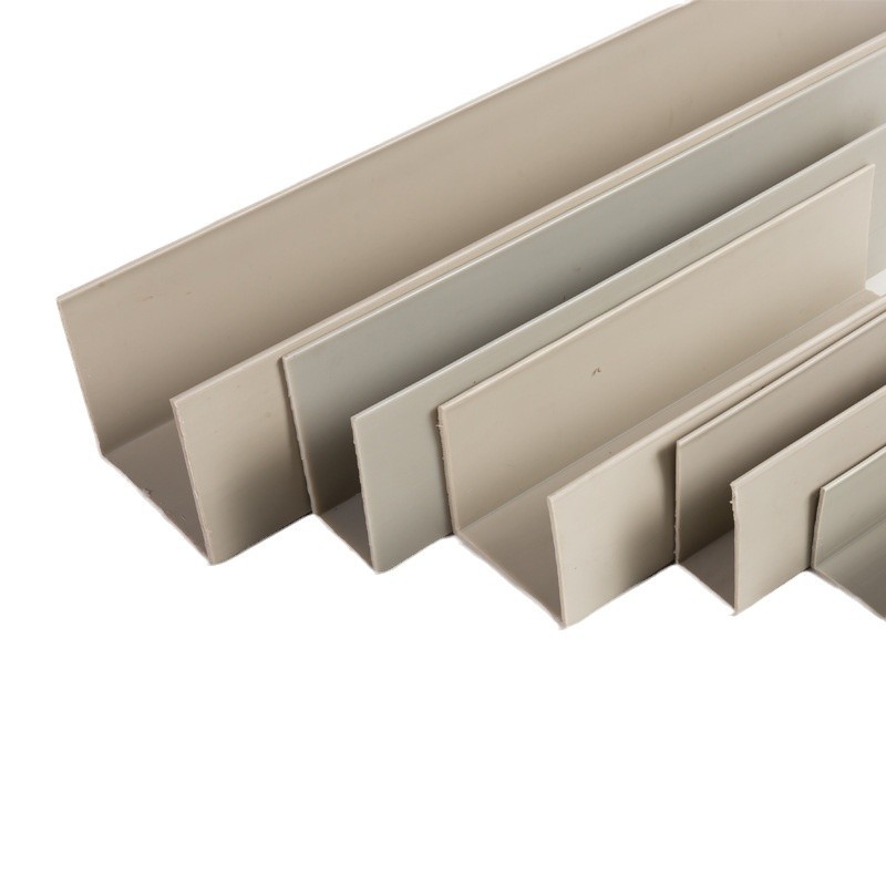 Customized Flame Retardant Ppu-Shaped Groove Pvc Special-Shaped Profile Extrusion Profile Plastic Ppu-Shaped Groove Pp Edge Groove Square Profile