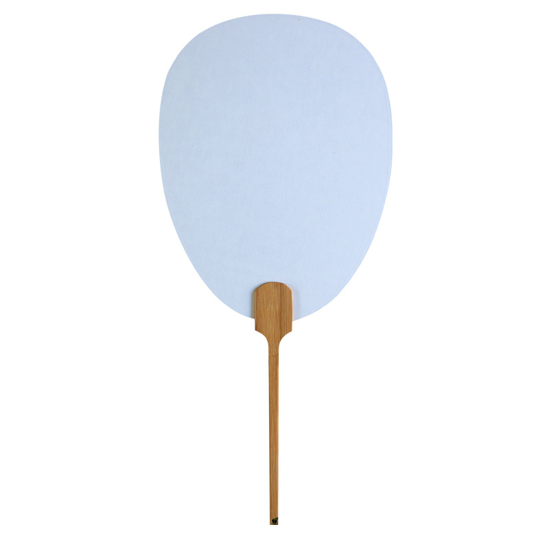 High-End Rice Paper Fan Printing Logo Source Manufacturer Customized Printing Advertising Logo Rice Paper Fan Painting Fan