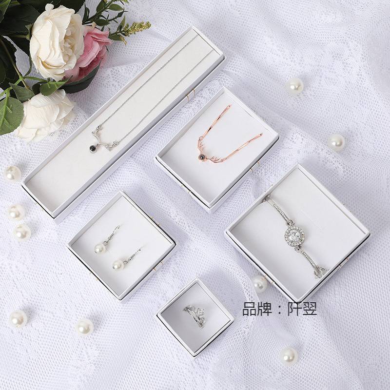 One Week Earrings Gift Box Storage Box Gift Box Bag Wedding Jewelry Bag Bracelet Commercial Blue Box Mother's Day