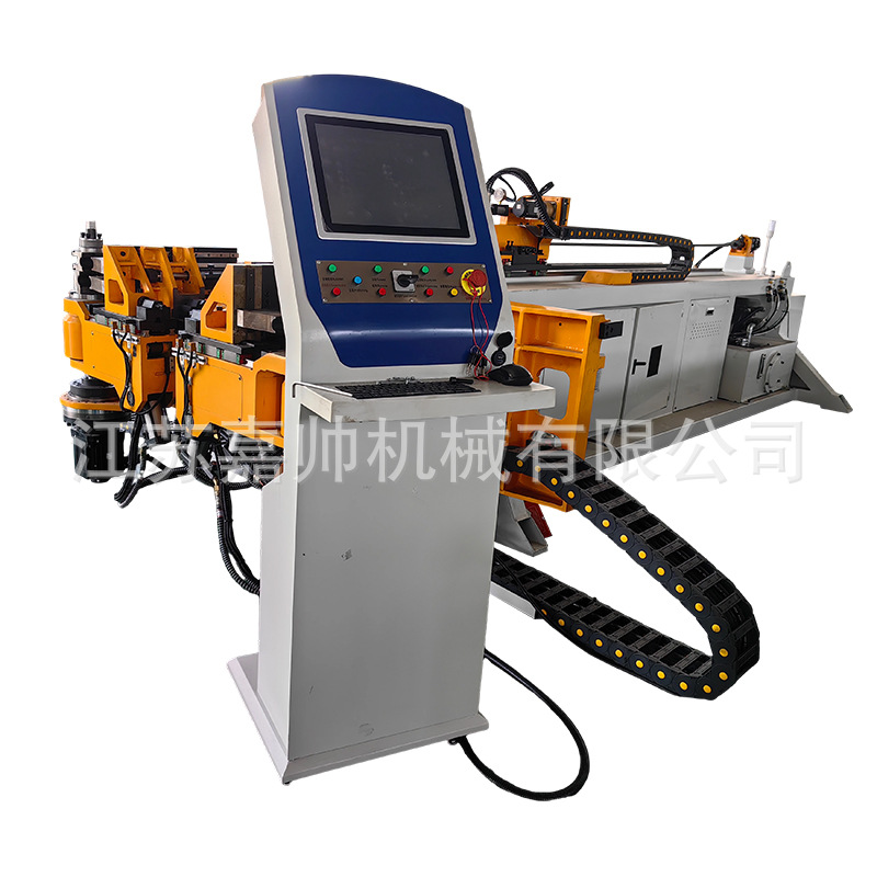 8Cnc9A3S Double-Head Left and Right Pipe Bending Machine Metal Round Pipe Square Pipe Bending Arc Cnc Fully Automatic Pipe Bending Machine
