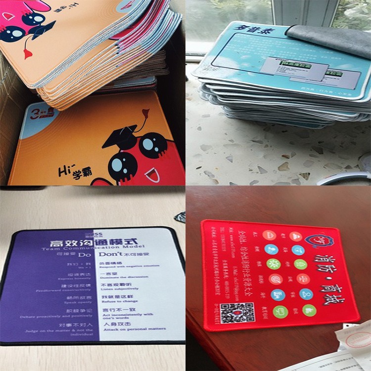 Mouse Pad Wholesale Advertising Mouse Pad Extra Large Writing Pad Creative Edge-Locking Table Mat Environmentally Friendly Rubber Anti-Slip Mouse Pad