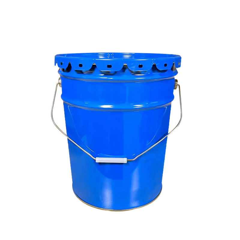 Wholesale Iron Barrel 20 Liters Tinplate Paint Barrel Flower Orchid Barrel 20L Iron Barrel Paint Chemical Solvent Reagent Iron Barrel