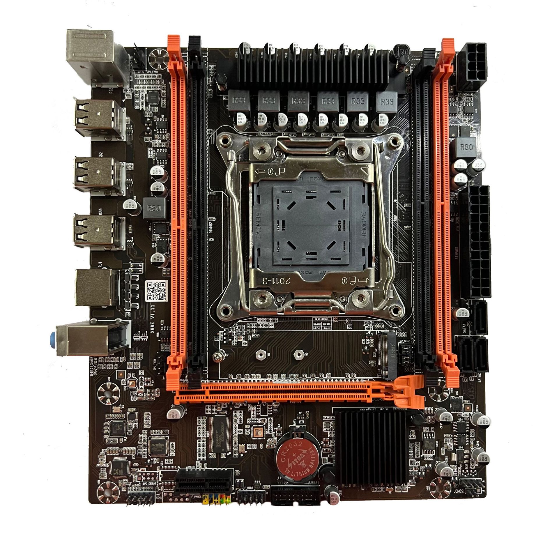 The New X99 Motherboard Ddr3 Memory Desktop Computer Game Motherboard Supports E52666V3 26864V4Cpu