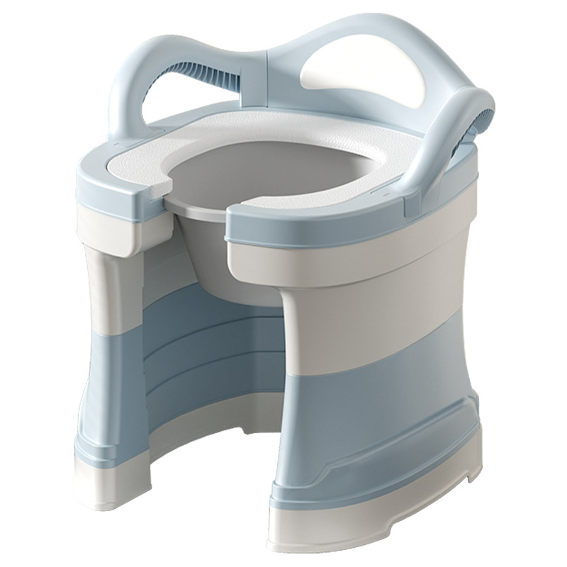 Squat-To-Sit Toilet Chair for Pregnant Women, Squat Toilet Stool, Squat Toilet Artifact, Household Elderly Toilet, Mobile Toilet