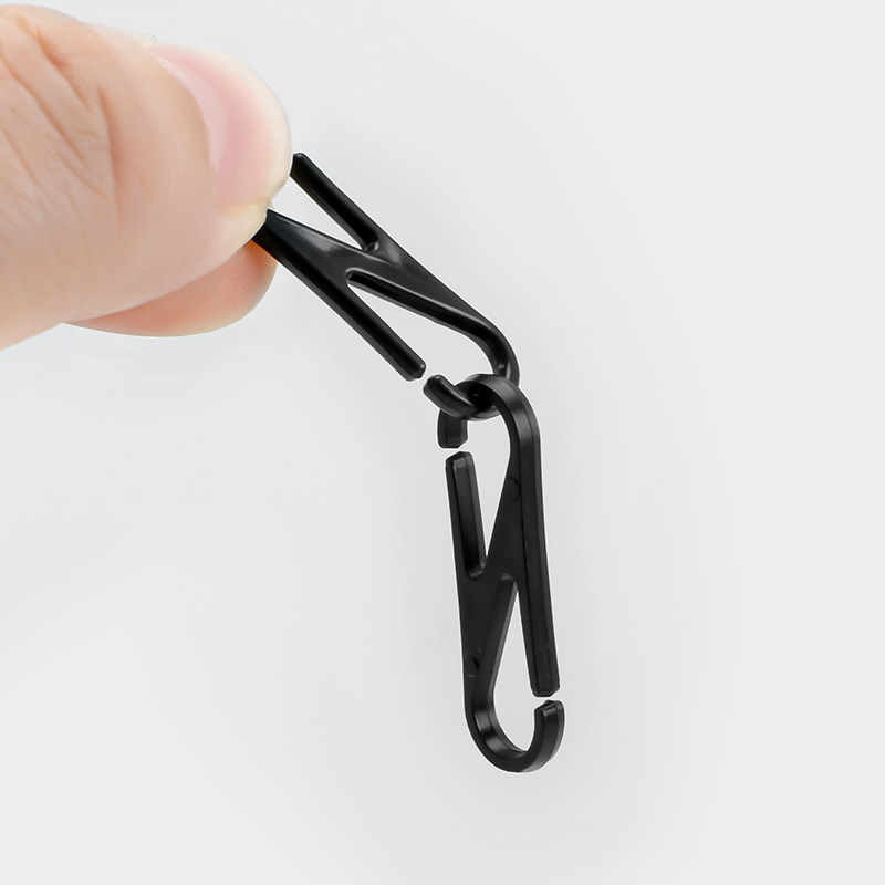 in stock mini plastic eco-friendly 8-shaped hook plastic 8-shaped hook S-shaped hook glove hook towel hook accessories