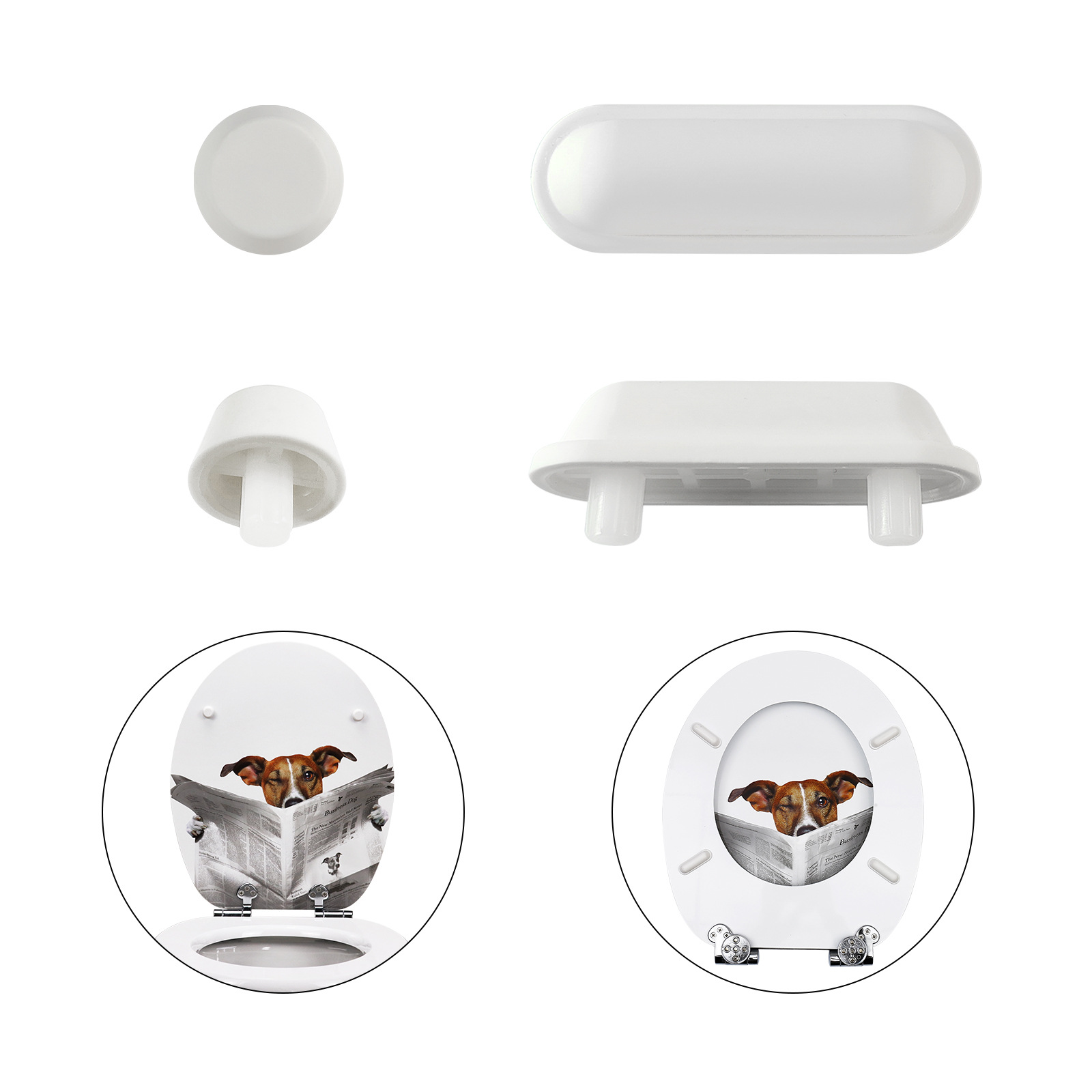 Toilet Cover Foot Mat Toilet Cover Cushion Shock Absorbing Mute Rubber Mat Toilet Cover Accessories Anti-slip Mat