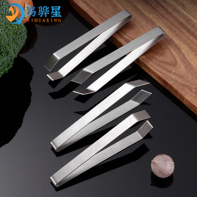 Stainless steel plucker pig feather clip multi-functional fishbone clip household kitchen tool chicken feather duck feather tweezers