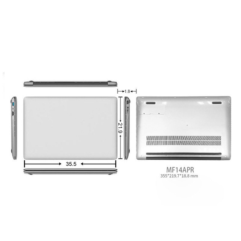 14inch Brand New High-Definition Screen Laptop for Home, Business, Office, Study, and Travel, Assembled Laptop, Thin and Lightweight