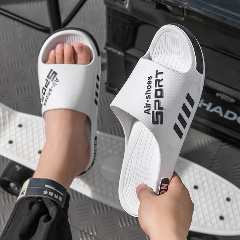 Тапочки для мужчин 2025, новые летние, нескользящие, большие размеры, спортивные сандалии