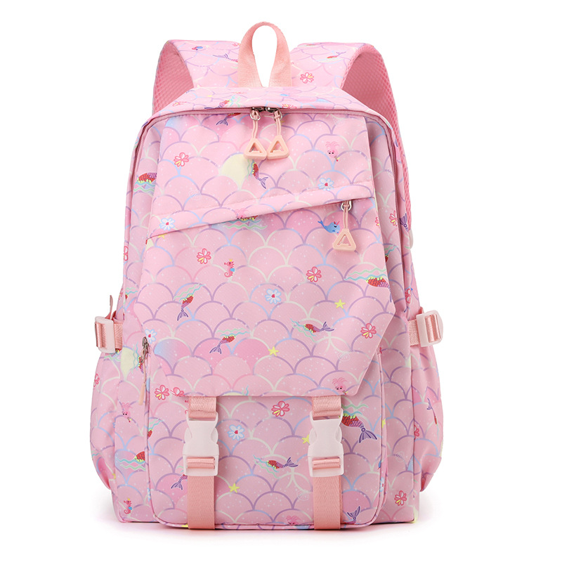 In-Stock Cross-Border New Japanese-Style Girls' School Backpack Korean Middle and High School Student Backpack Fresh Literary Bag