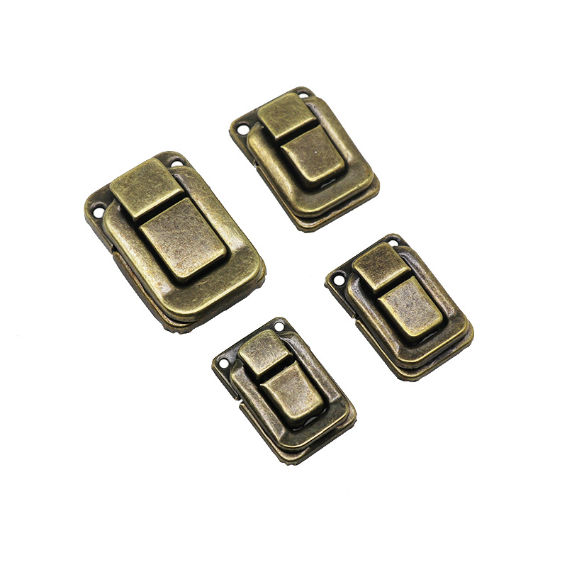 бронзовая пряжка безопасности золотая квадратная пряжка из железа серебряная квадратная пряжка замок для подарочной коробки с винтами